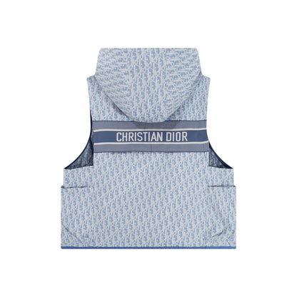 251021 New high-quality monochrome full-print waistcoat sporty style
