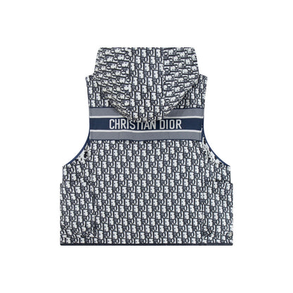 251021 New high-quality monochrome full-print waistcoat sporty style
