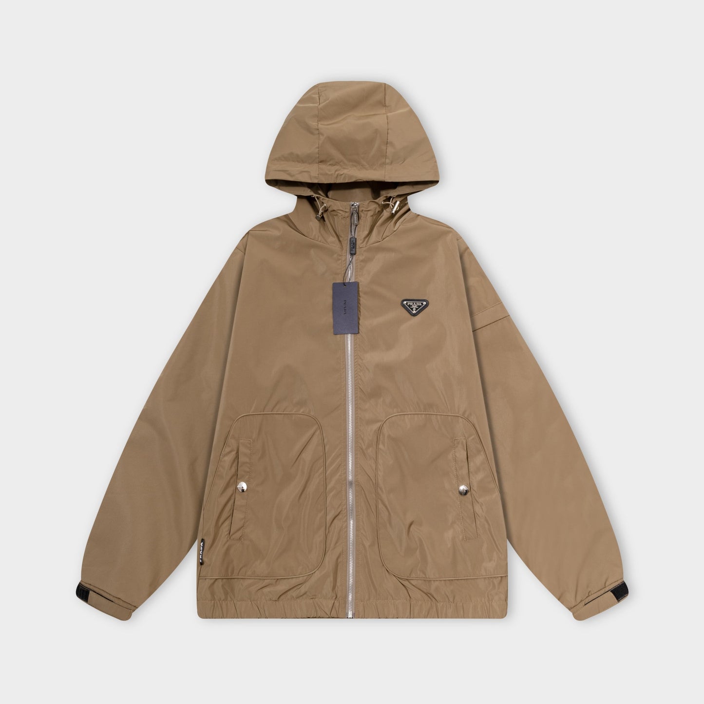 251021 A new high-quality classic signature windproof hooded jacket
