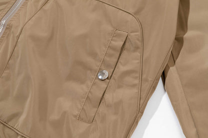 251021 A new high-quality classic signature windproof hooded jacket