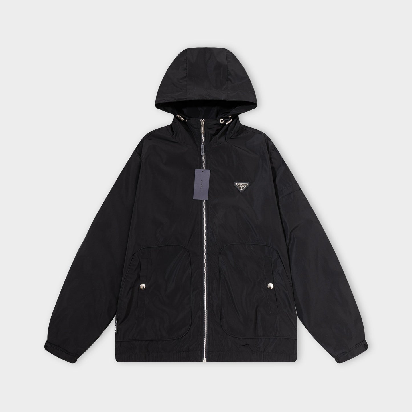 251021 A new high-quality classic signature windproof hooded jacket