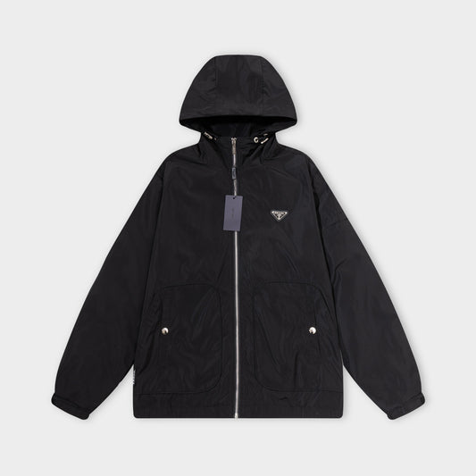 251021 A new high-quality classic signature windproof hooded jacket