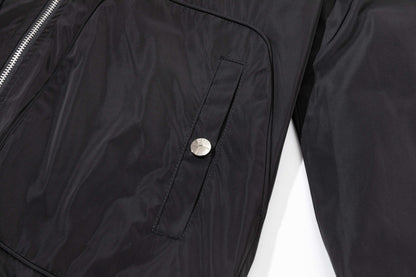 251021 A new high-quality classic signature windproof hooded jacket