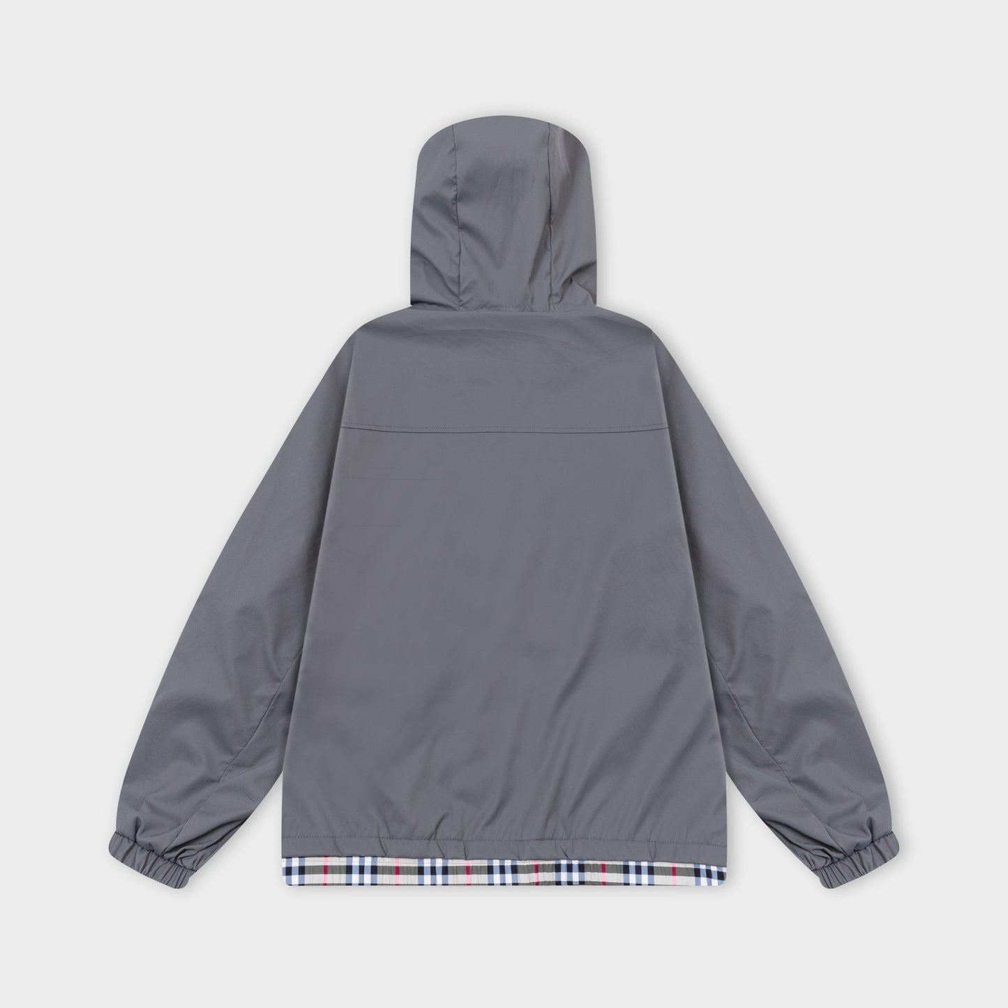 251021 New high-quality classic checkered patchwork hooded jacket