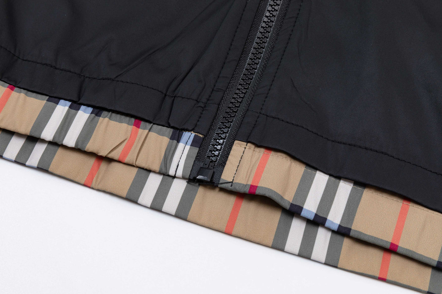 251021 New high-quality classic checkered patchwork hooded jacket