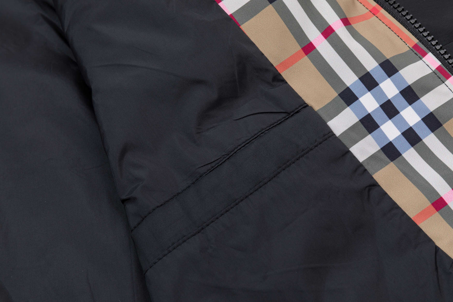251021 New high-quality classic checkered patchwork hooded jacket