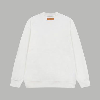 251021 New high-quality printed loop long-sleeved sweatshirt