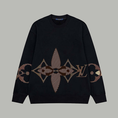 251021 New high-quality printed loop long-sleeved sweatshirt
