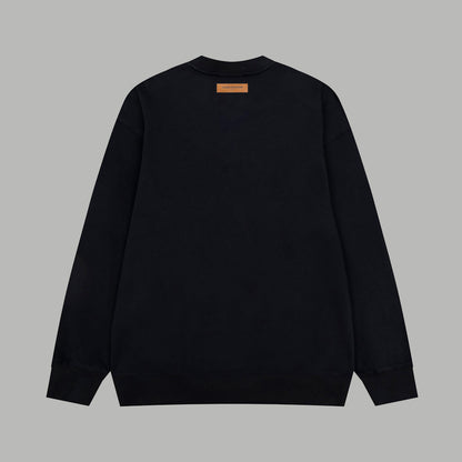 251021 New high-quality printed loop long-sleeved sweatshirt