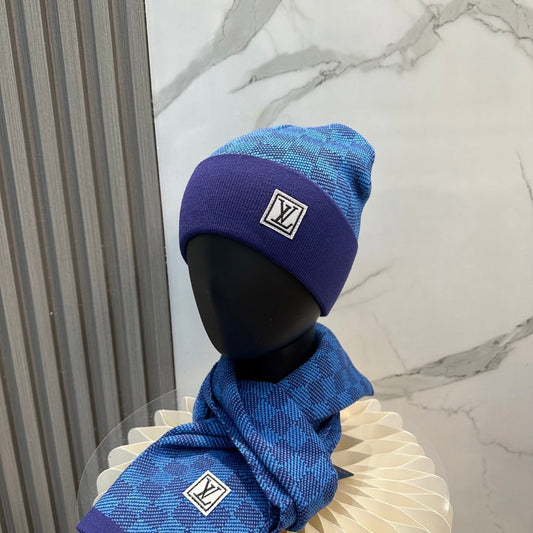 251028 New daily wear matching warm knitted hat