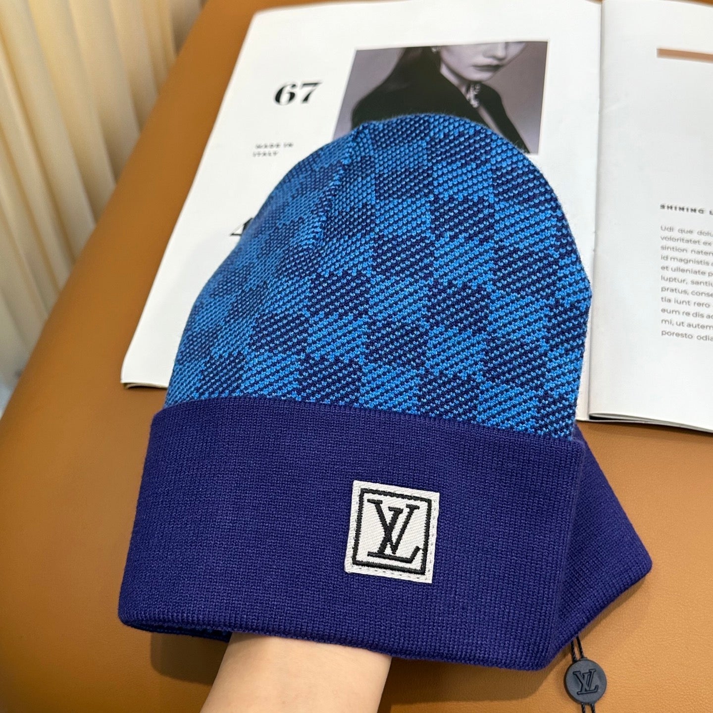 251028 New daily wear matching warm knitted hat