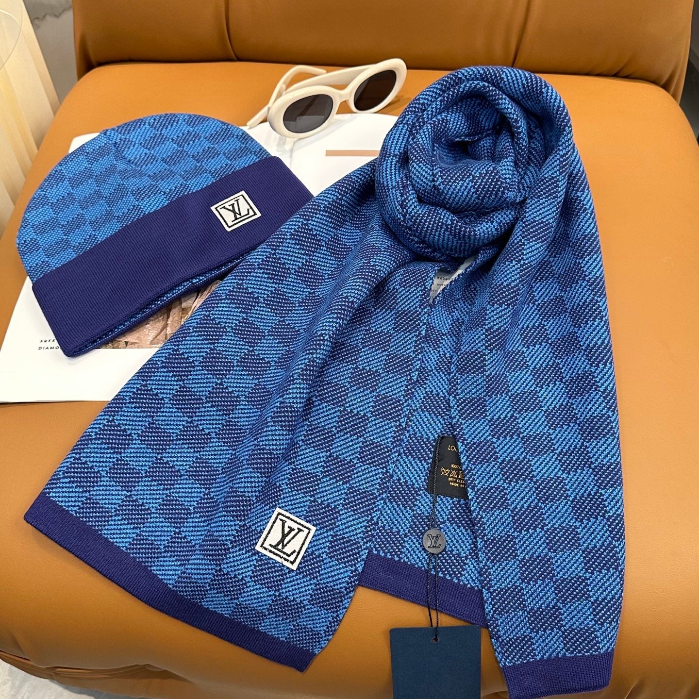 251028 New daily wear matching warm knitted hat