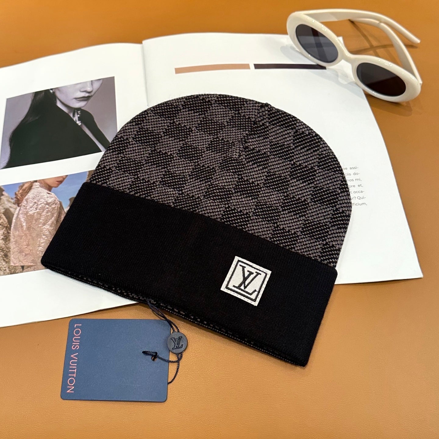 251028 New daily wear matching warm knitted hat