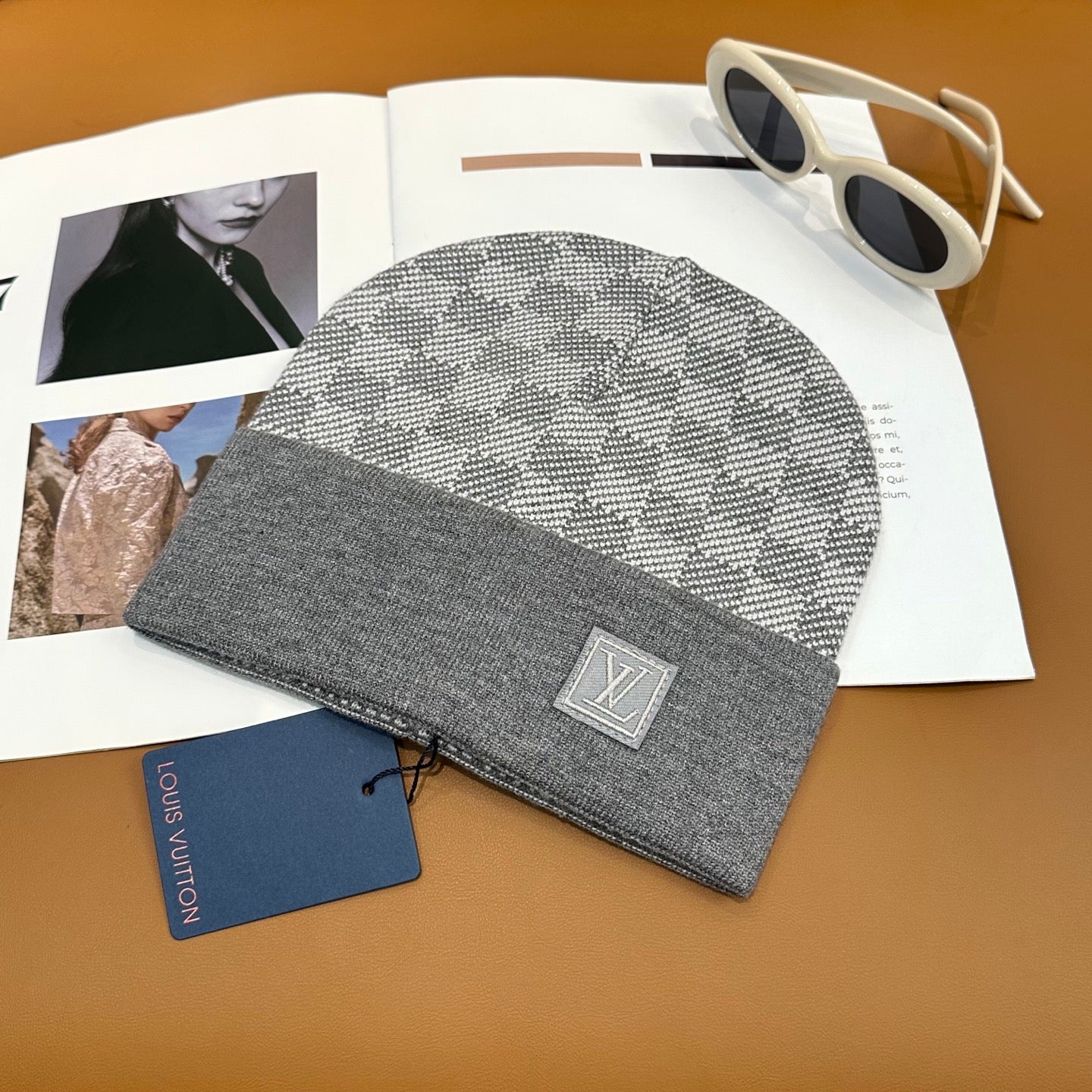 251028 New daily wear matching warm knitted hat