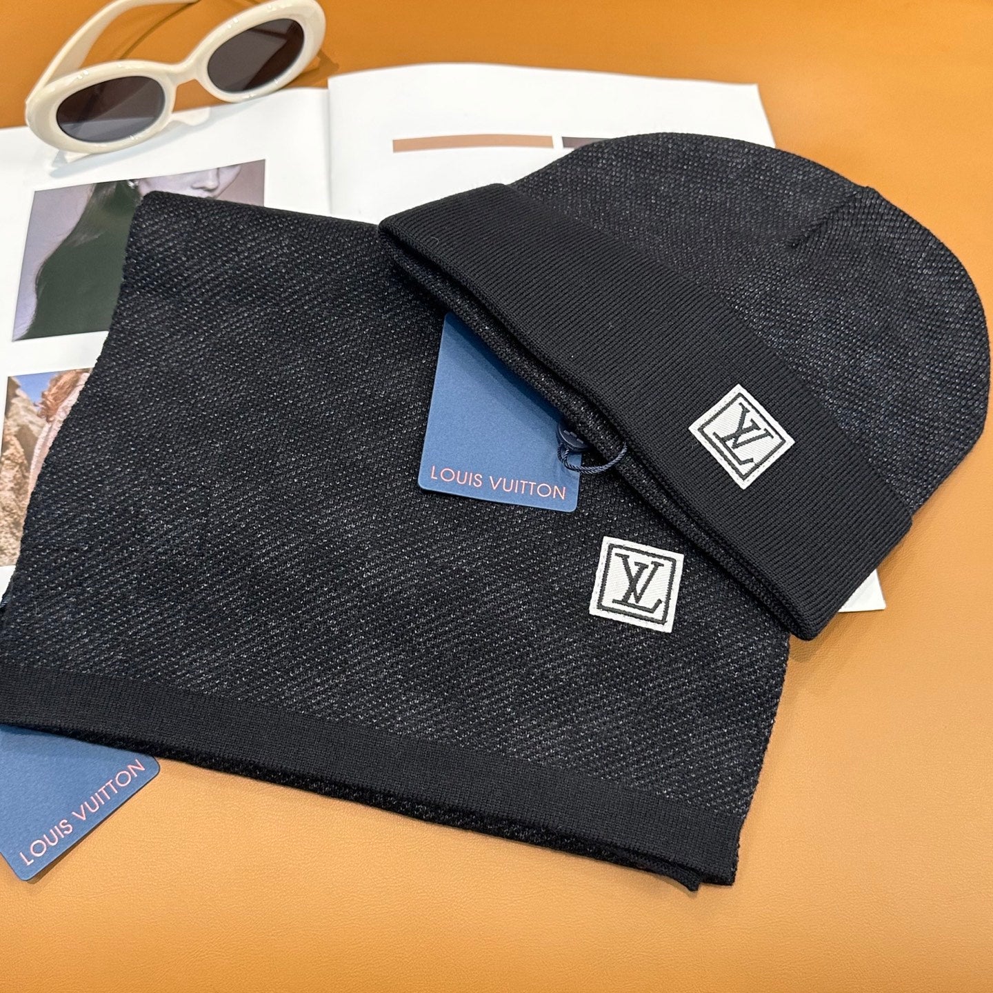 251028 New daily wear matching warm knitted hat