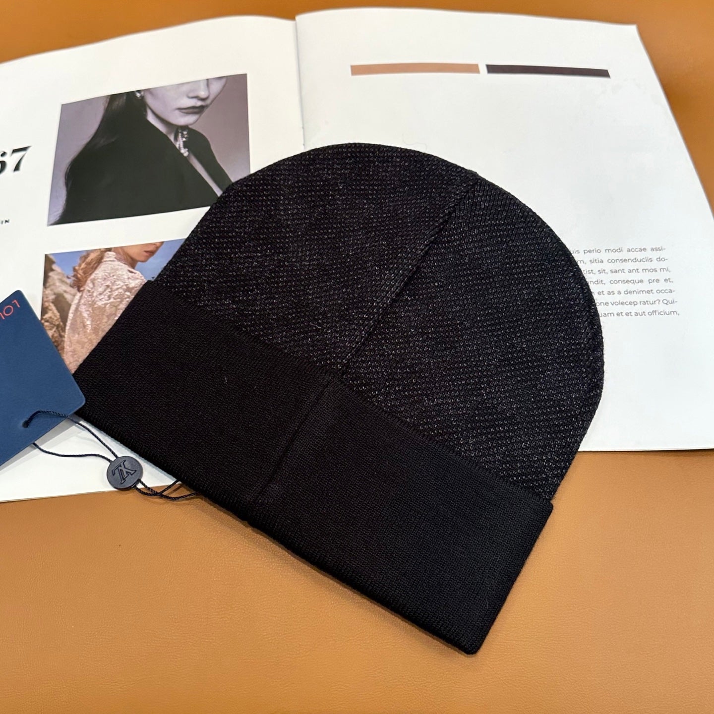 251028 New daily wear matching warm knitted hat