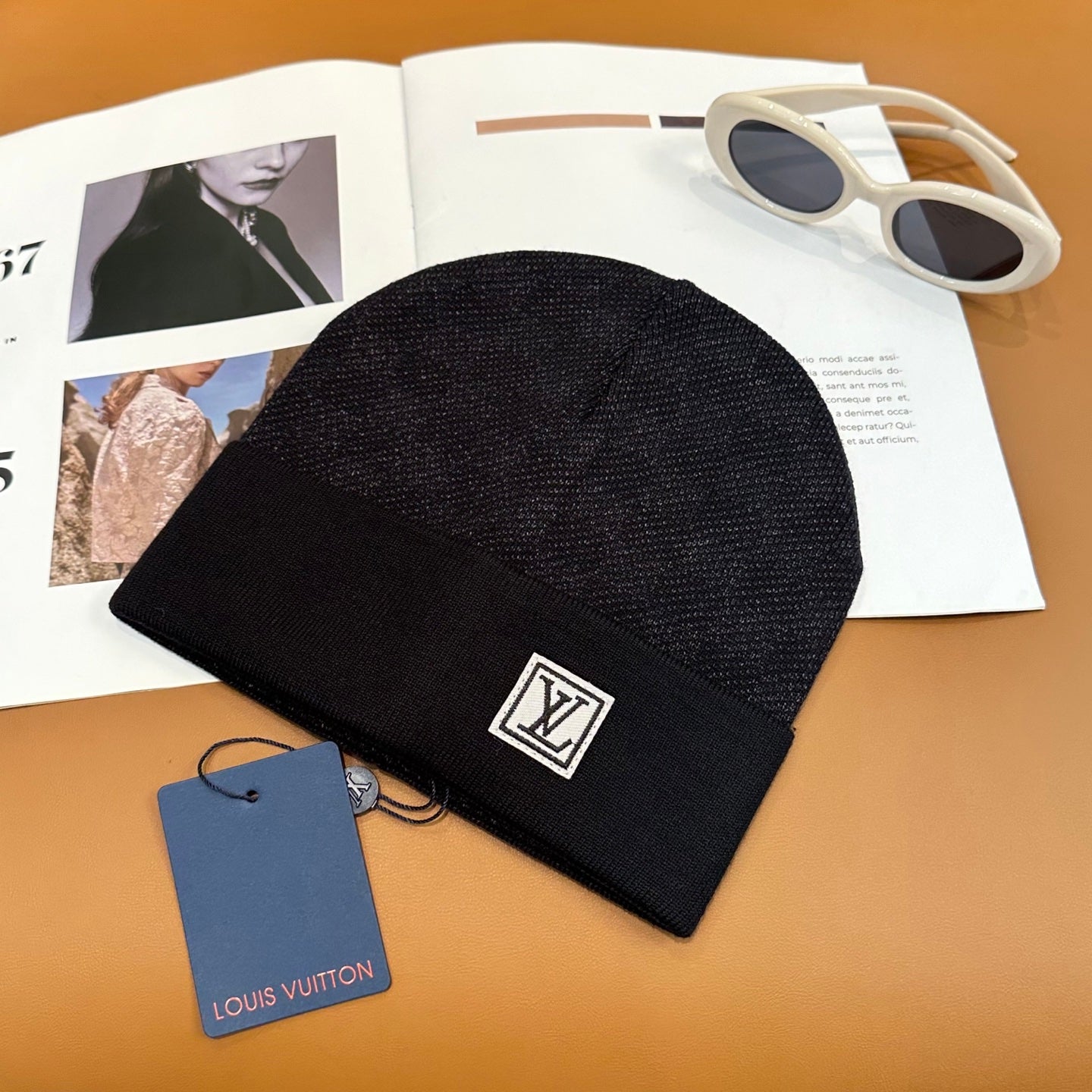 251028 New daily wear matching warm knitted hat