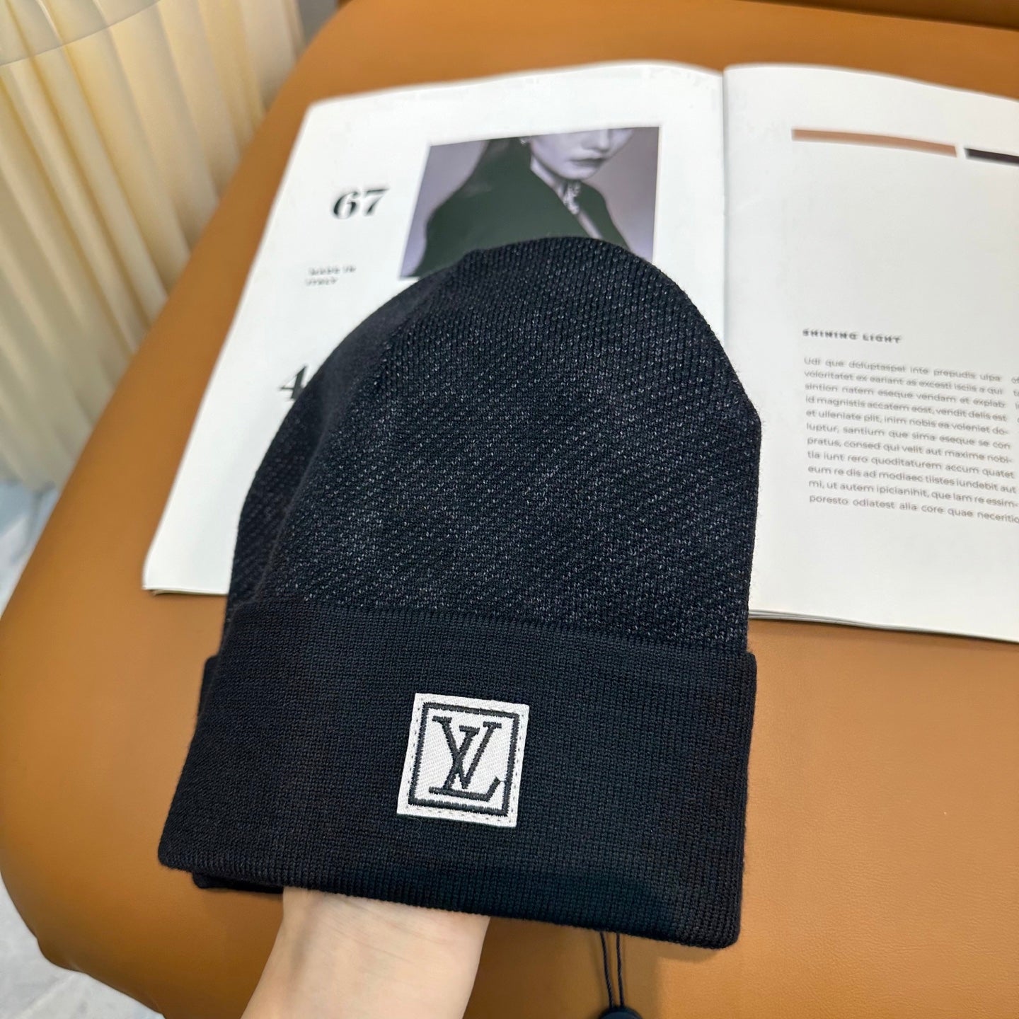251028 New daily wear matching warm knitted hat