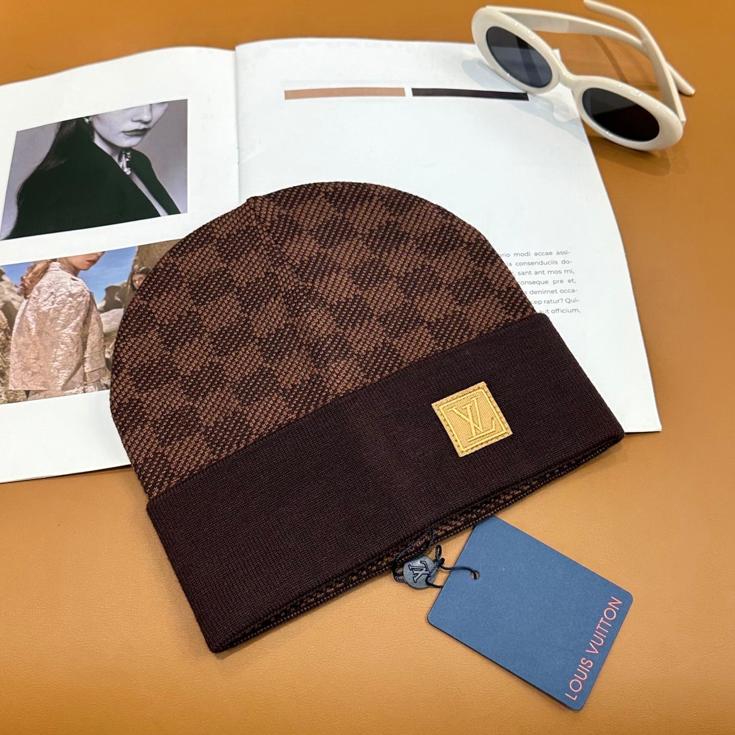 251028 New daily wear matching warm knitted hat