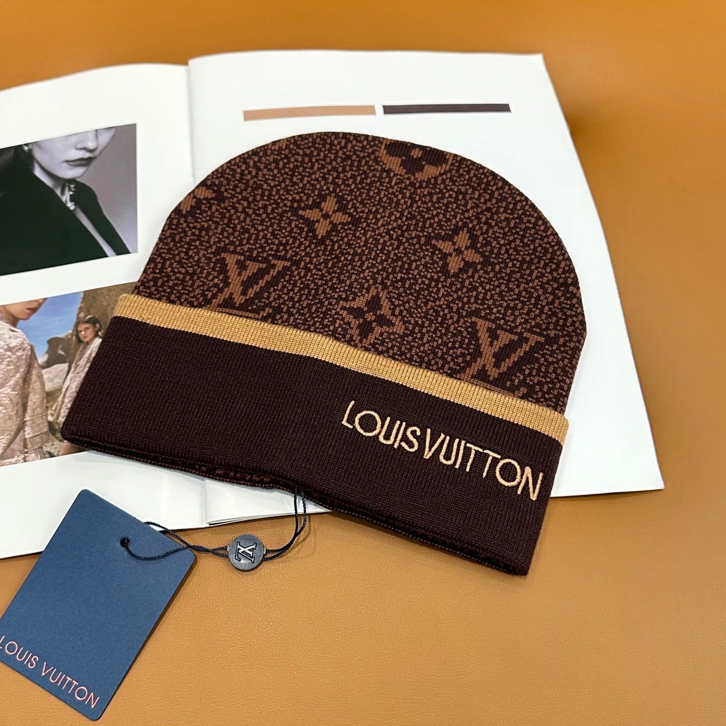 251028 New daily wear matching warm knitted hat