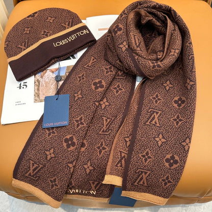 251028 New daily wear matching warm knitted hat