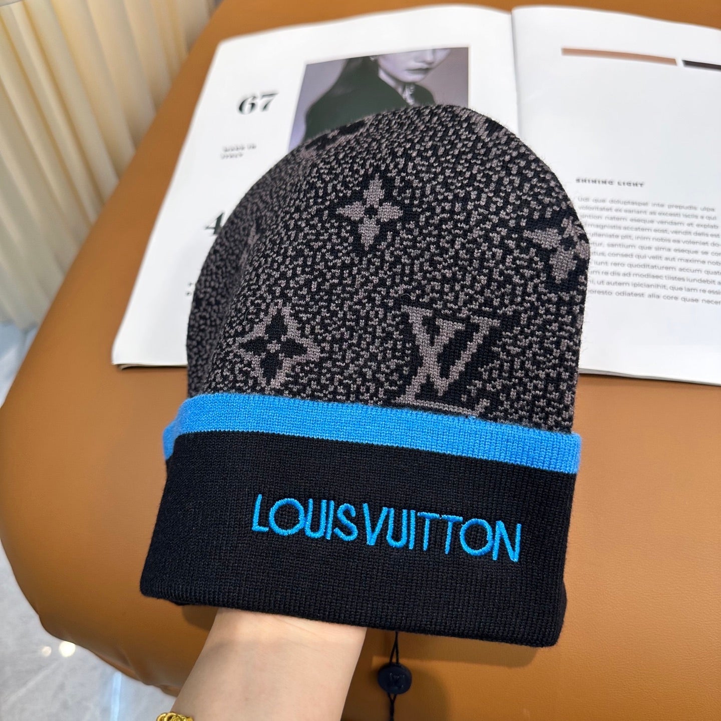 251028 New daily wear matching warm knitted hat
