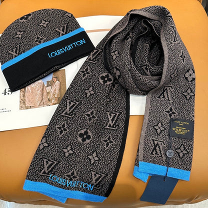 251028 New daily wear matching warm knitted hat
