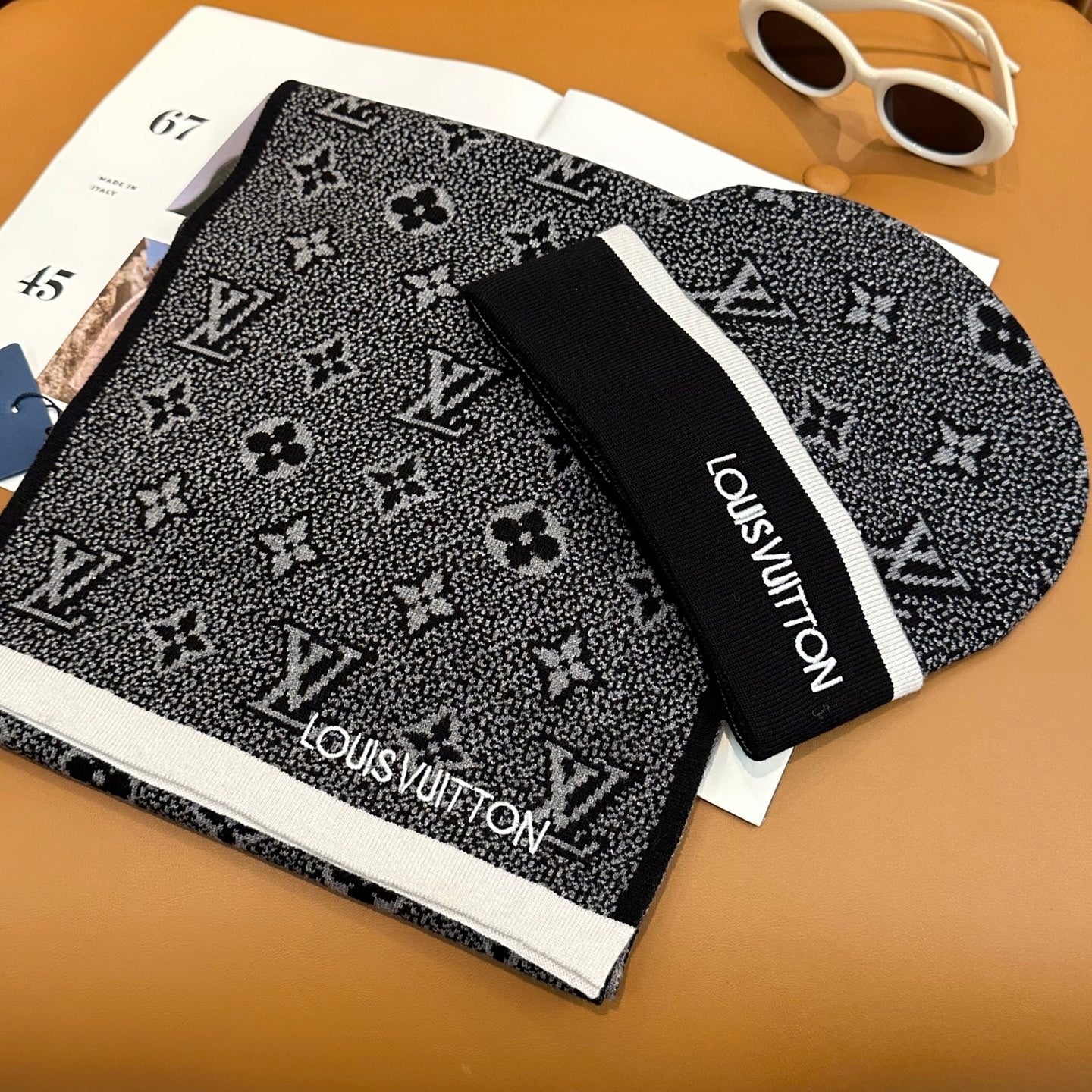 251028 New daily wear matching warm knitted hat