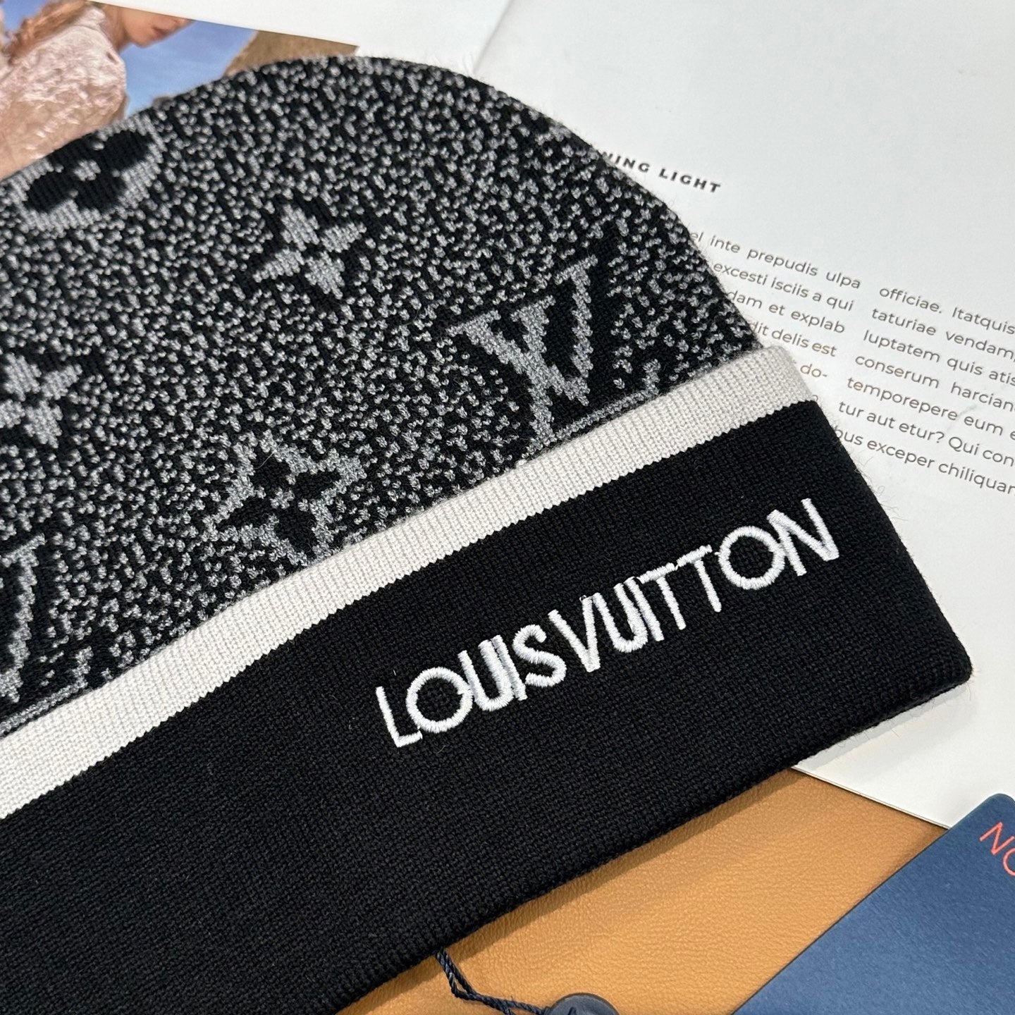 251028 New daily wear matching warm knitted hat