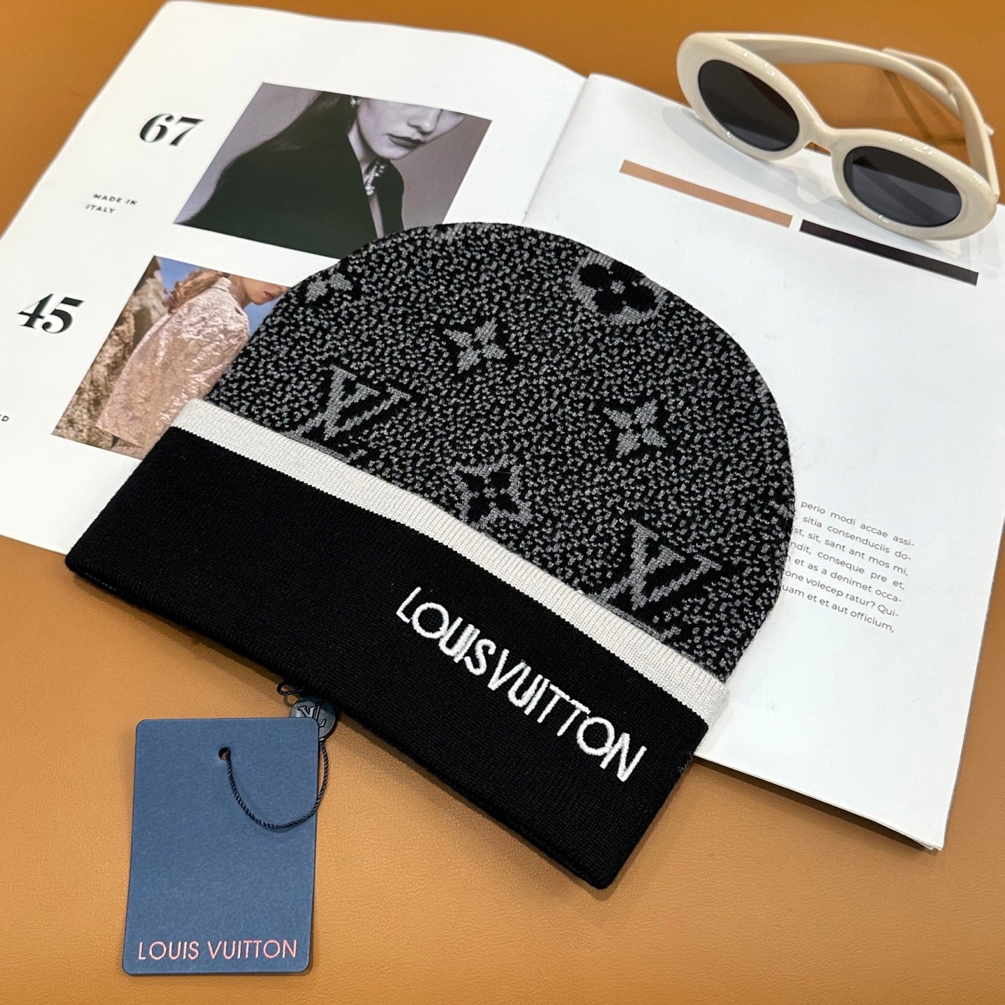 251028 New daily wear matching warm knitted hat