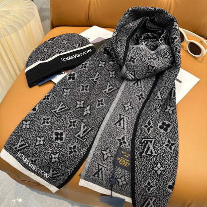 251028 New daily wear matching warm knitted hat