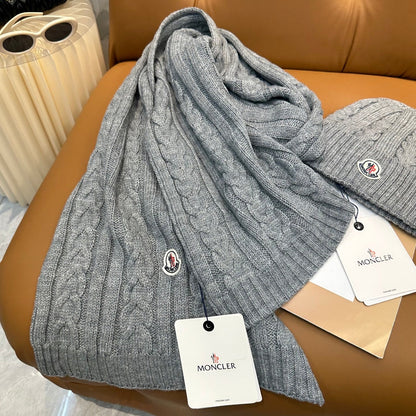 251028 New daily wear matching warm knitted hat