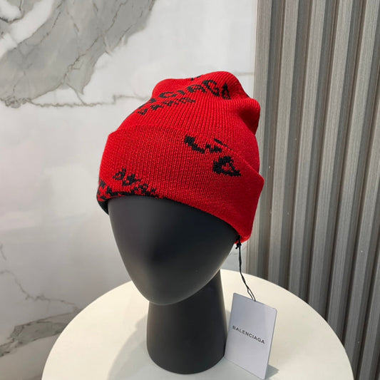 251028 New daily wear matching warm knitted hat