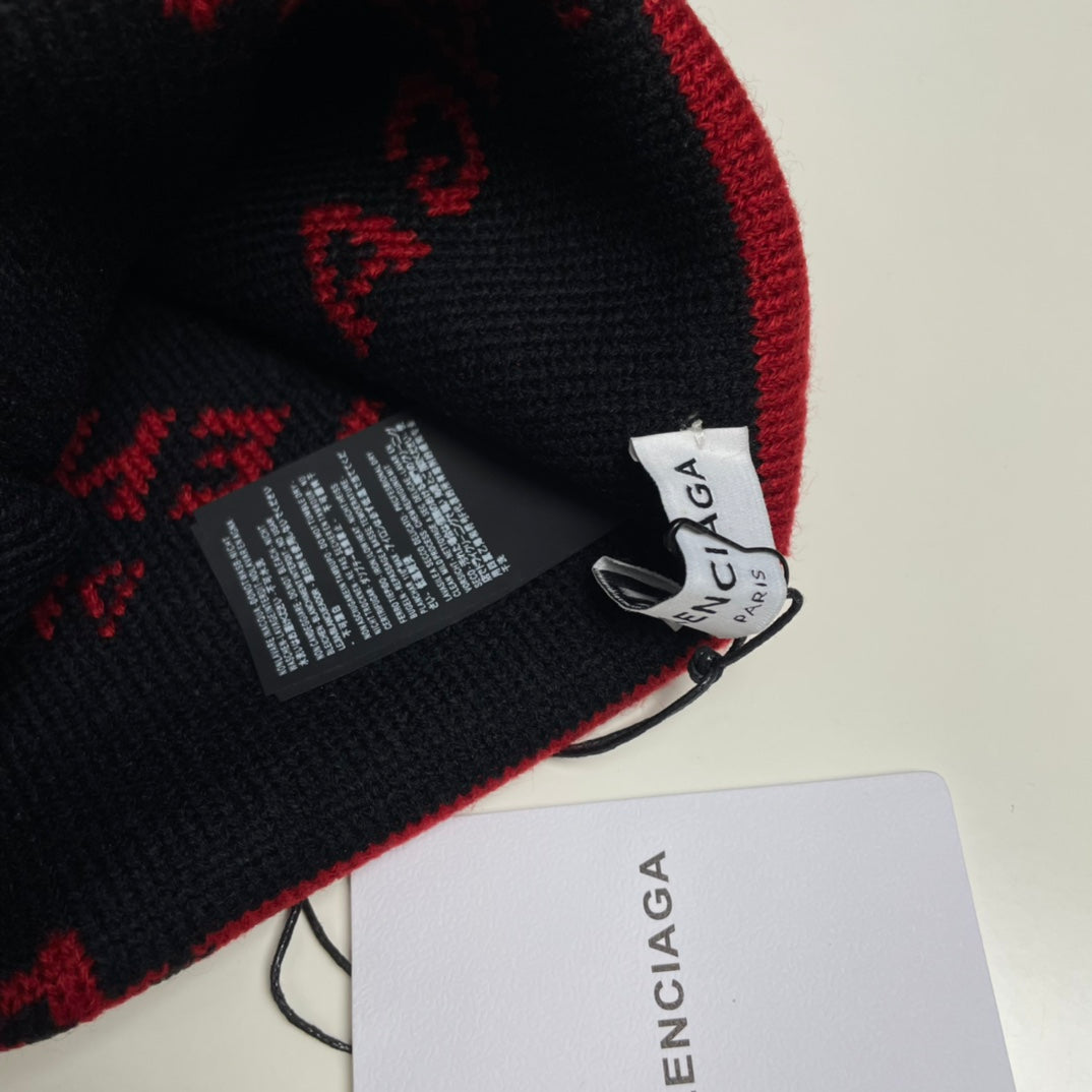 251028 New daily wear matching warm knitted hat