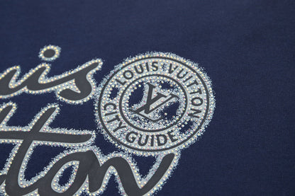 251230 New high-quality washed process rhinestone T-shirt