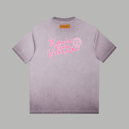 251230 New high-quality washed process rhinestone T-shirt