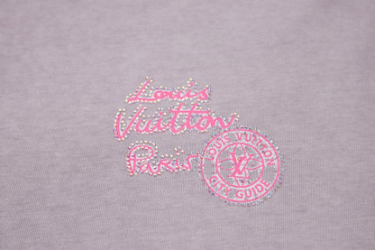 251230 New high-quality washed process rhinestone T-shirt