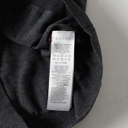 251230 New high-quality letter pocket lapel sweater
