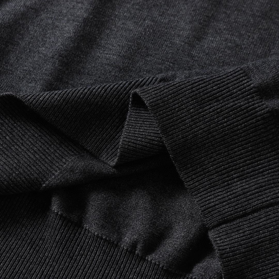 251230 New high-quality letter pocket lapel sweater