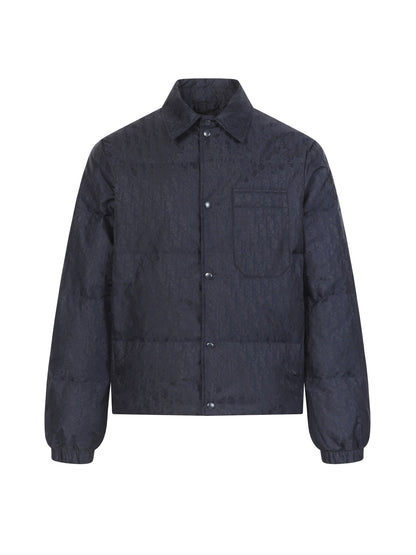 251230 New high-quality dark-patterned jacquard lapel and snap down jacket