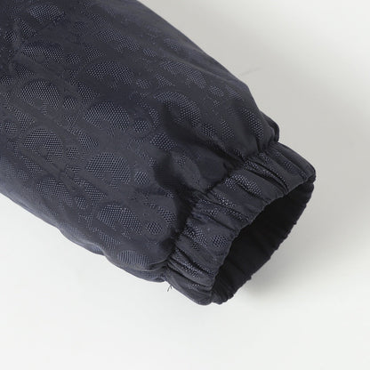 251230 New high-quality dark-patterned jacquard lapel and snap down jacket