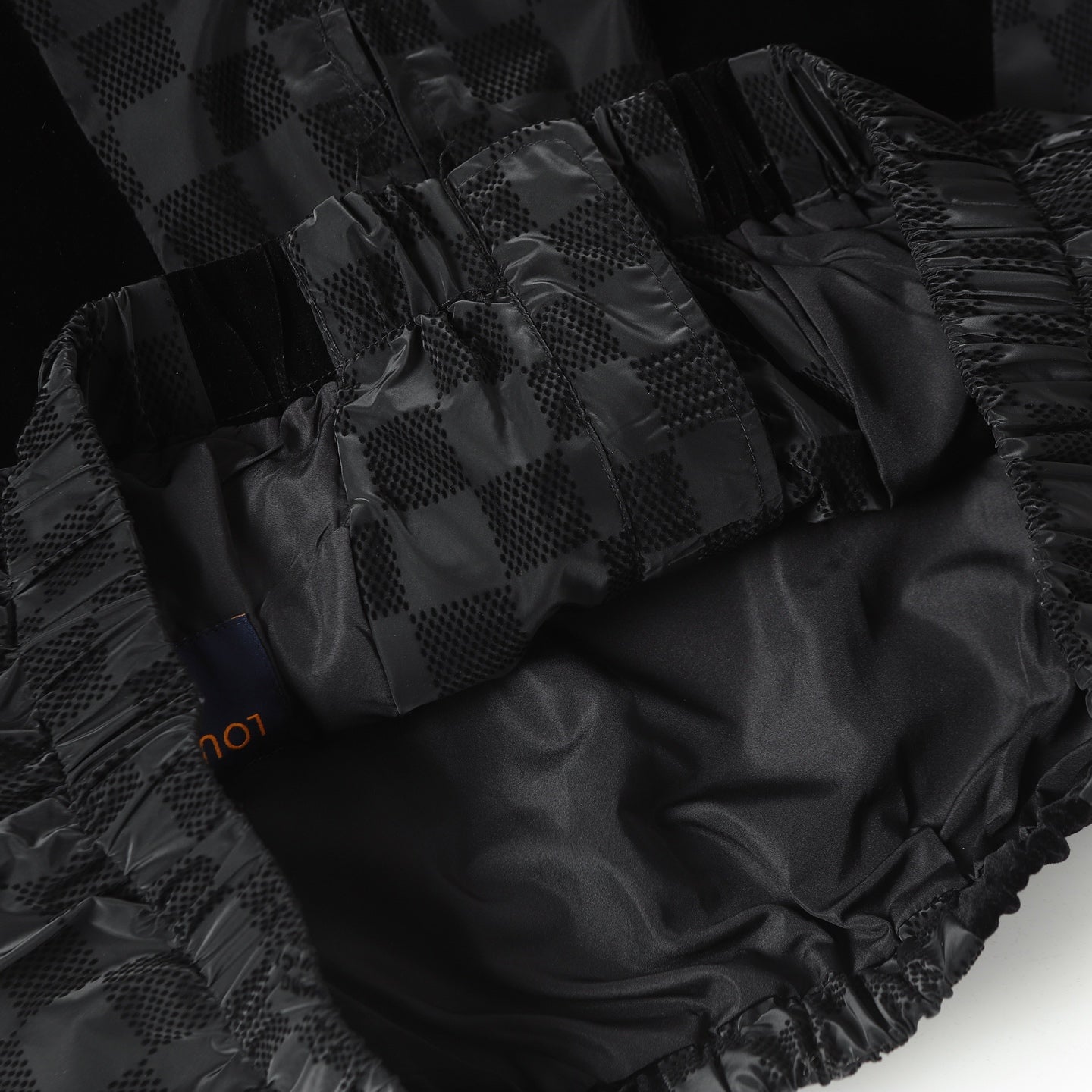251230 New high-quality checkerboard letter velvet jacquard jacket