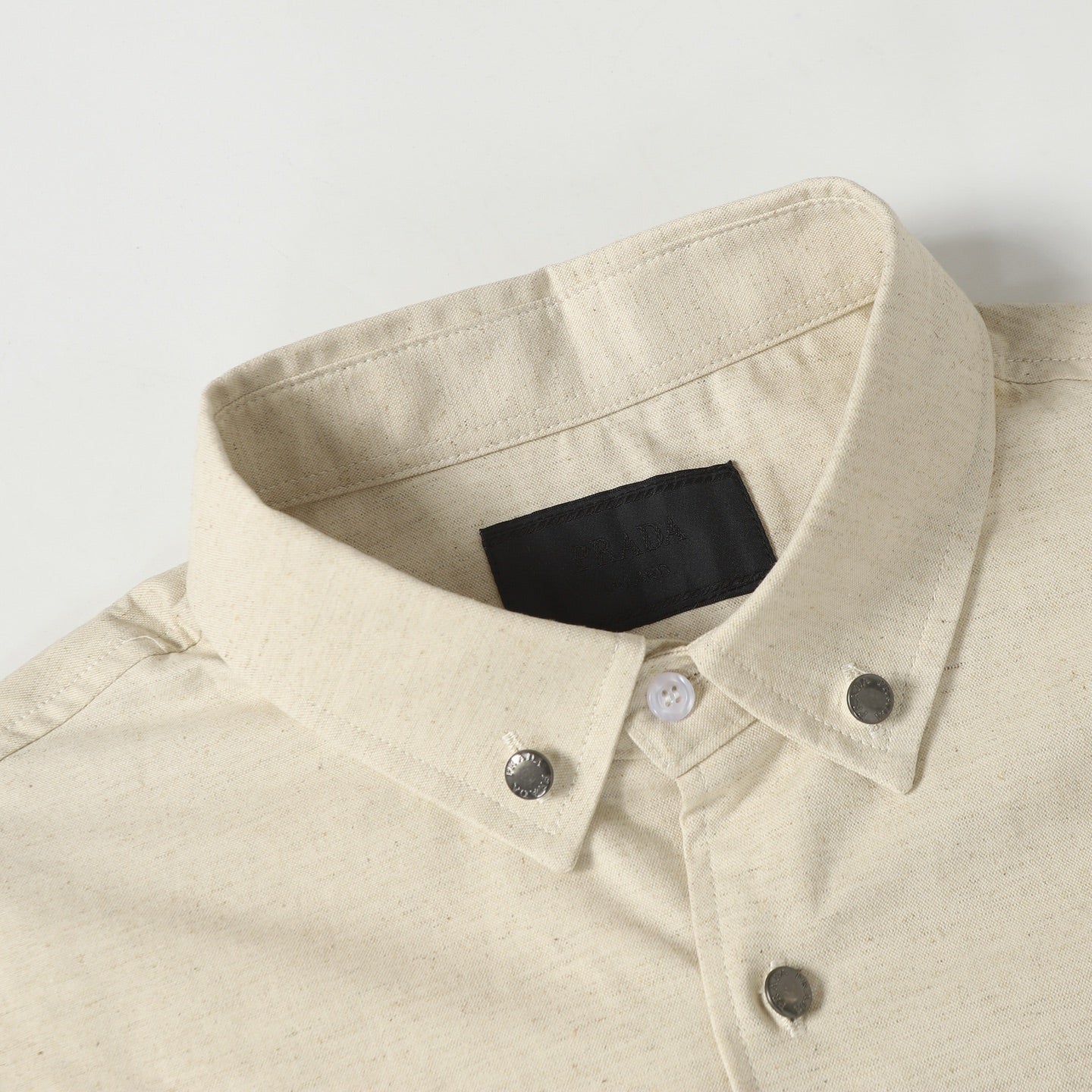 251230 New high-quality solid-color single-row linen long-sleeved shirt jacket
