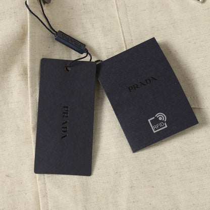 251230 New high-quality solid-color single-row linen long-sleeved shirt jacket