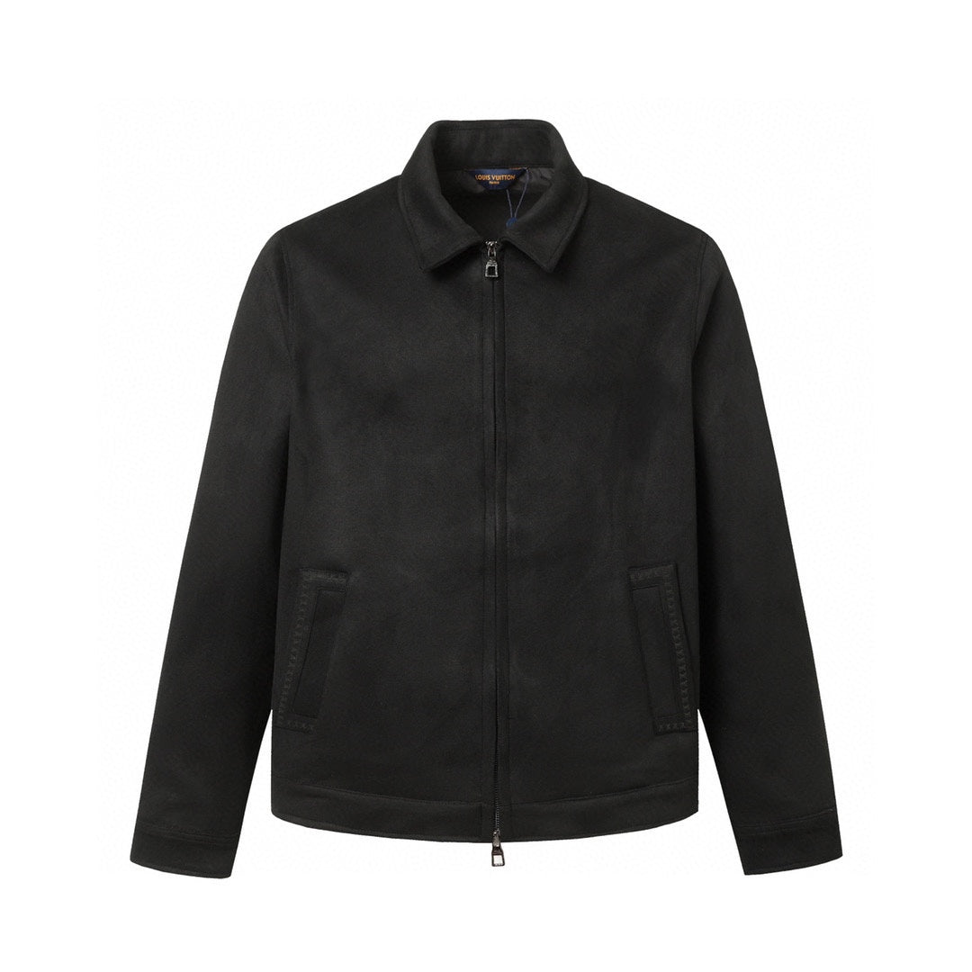 251230 new high-quality suede velvet dark-patterned fashionable lapel jacket