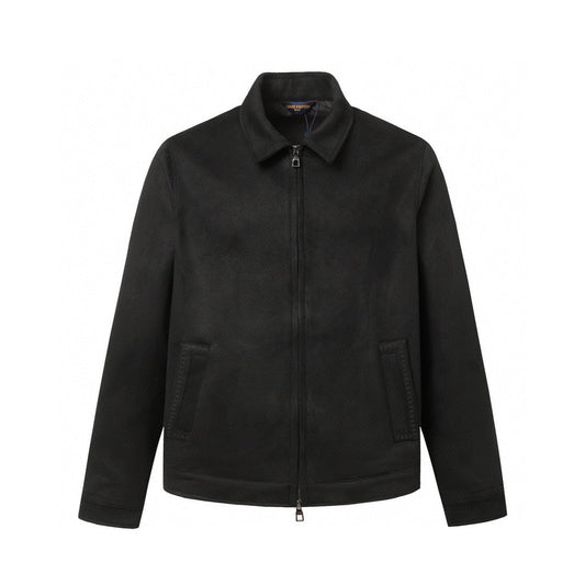 251230 new high-quality suede velvet dark-patterned fashionable lapel jacket