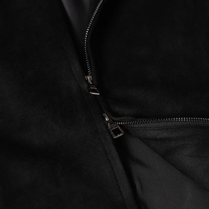 251230 new high-quality suede velvet dark-patterned fashionable lapel jacket