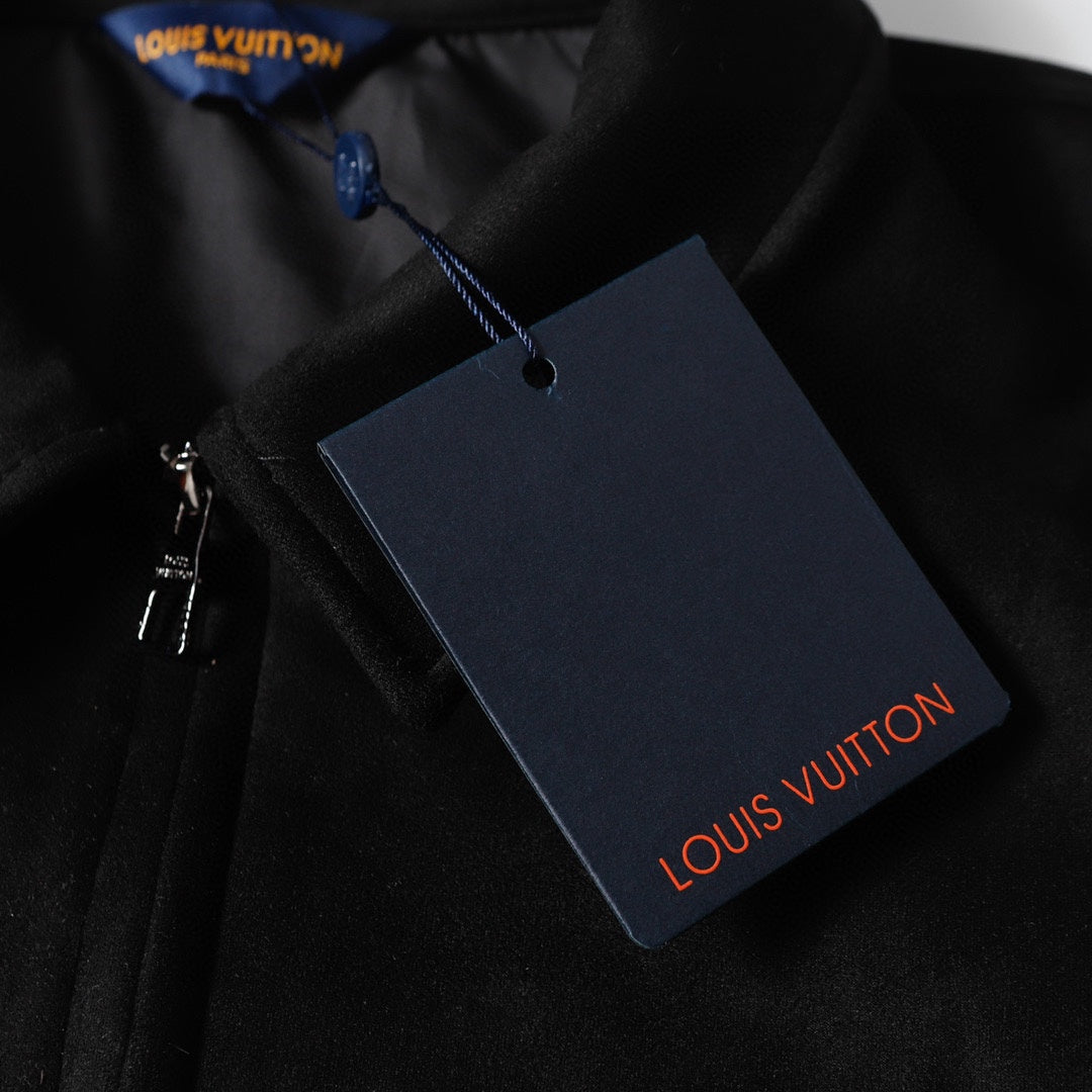 251230 new high-quality suede velvet dark-patterned fashionable lapel jacket