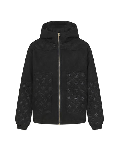 251230 New high-quality suede jacquard down jacket