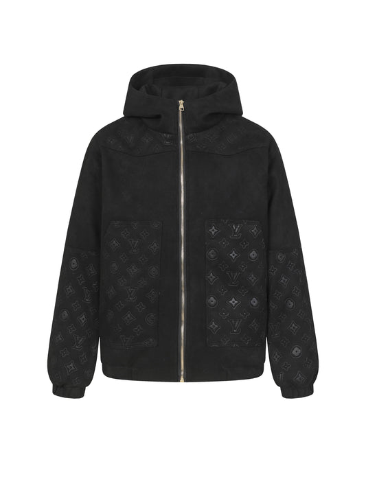 251230 New high-quality suede jacquard down jacket